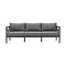 Armen Living Sonoma Outdoor 4 piece Set in Dark Gray Finish and Dark Gray Cushions SETODSODKGR - alternate 8